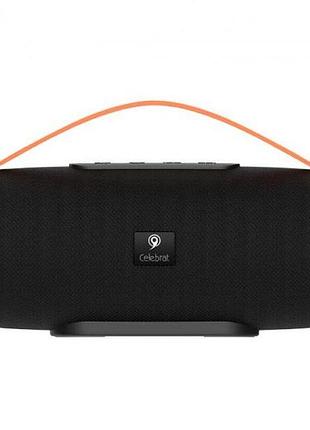 Портативная bluetooth колонка celebrat tws sp-6 aux/usb/tf/fm/bt5.0 black