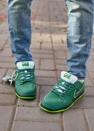 Жіночі кросівки nike sb dunk low concept green lobster знижка sale | smb6 фото