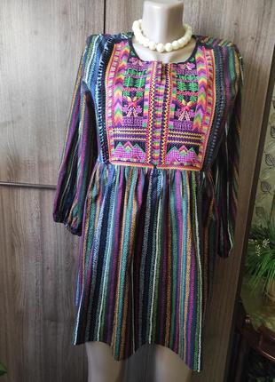 Ethnic блуза рр l-xl коттон