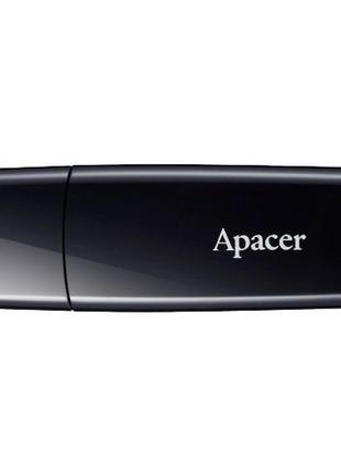 Флеш-накопитель, флешка apacer usb2.0 ah336 32gb black (ap32gah336b-1)