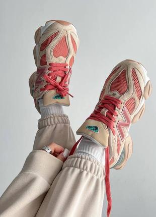 Кроссовки new balance 9060 pink