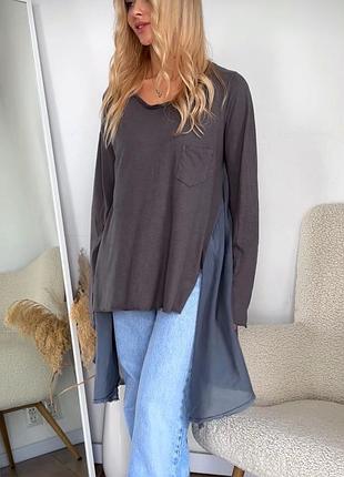 Кофта оверсайз, туника ewa i walla rundholz оригинал