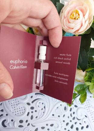 Calvin klein euphoria туалетная вода женская, 1.2 мл (пробник)