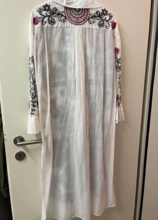 Сукня-сорочка zara, розмір l7 фото