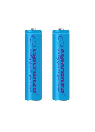 Аккумулятор ni-mh aaa esperanza eza101b 1000 mah в блистере 2шт голубой