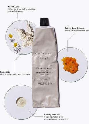 Очищающая глиняная маска для лица marks and spencer revive clarifying mask