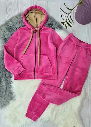 Костюм двійка зима
    тканина двохсторонній велюр плюш