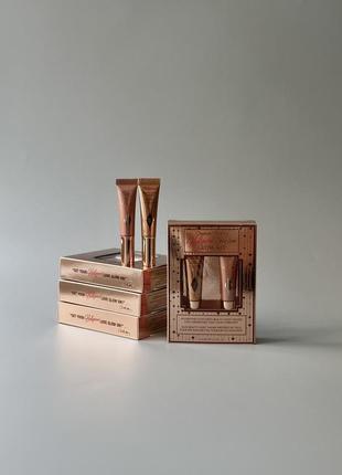 Подарункові набори charlotte tilbury - румʼяна pinkgasm хайлайтер spotlight