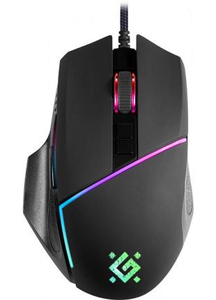 Мышка defender warfame gm-880l игровая usb 12800dpi 8кн rgb black