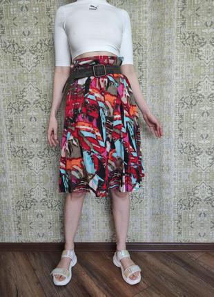 Льняная летняя юбка, юбка2 фото
