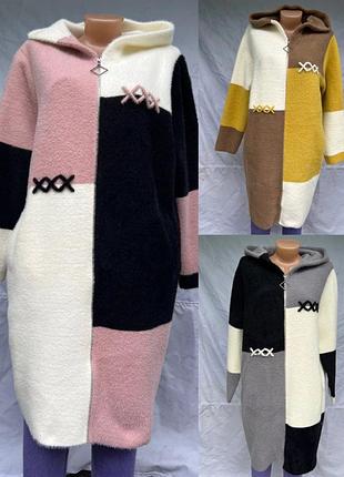 Эксклюзив лимитированная коллекция пальто кардиган альпака