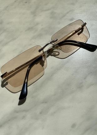 Солнцезащитные очки без оправы2 фото