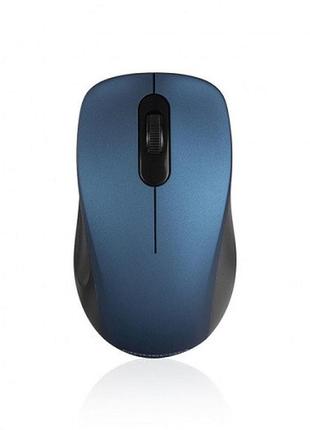 Мышка modecom mc-wm10s беспроводная 3 кнопки 1600 dpi silent black-blue