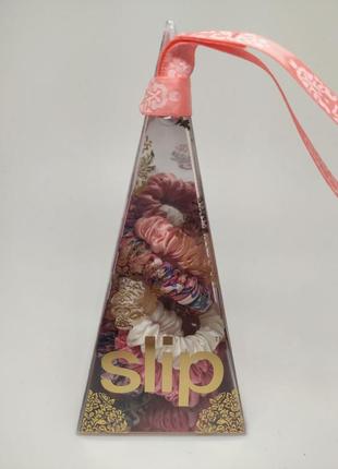 Розкішні люксові гумки із шовку slip scrunchie ornament chelsea silk3 фото