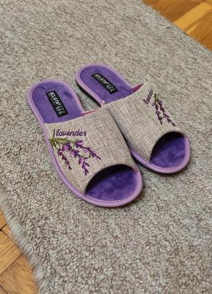 Кімнатні відкриті жіночі тапочки belsta женские тапулі тапули 36 - 41