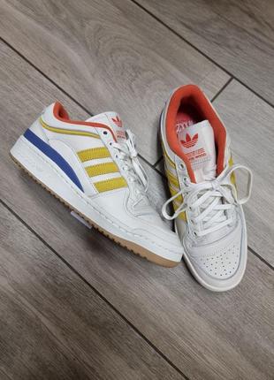 Adidas forum low x wood wood beige gw9313, кроссовки adidas originals forum, кожаные кеды брендовые