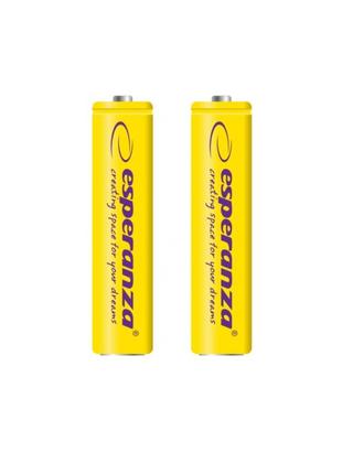 Аккумулятор ni-mh aaa esperanza eza101y 1000 mah в блистере 2шт желтый