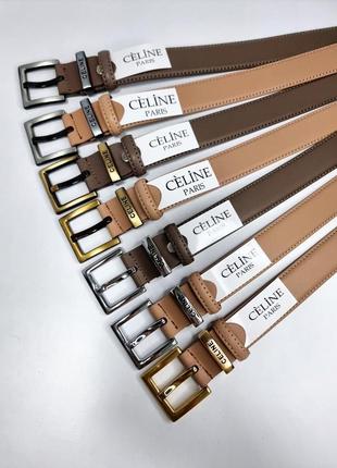 Ремень женский кожаный celine