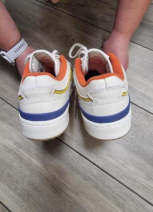 Adidas forum low x wood wood beige gw9313, кроссовки branco adidas originals forum, кожаные кеды брендовые7 фото