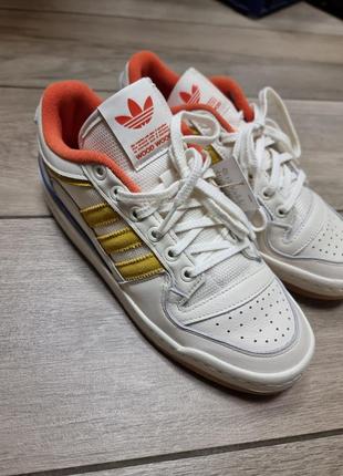 Adidas forum low x wood wood beige gw9313, кроссовки branco adidas originals forum, кожаные кеды брендовые9 фото
