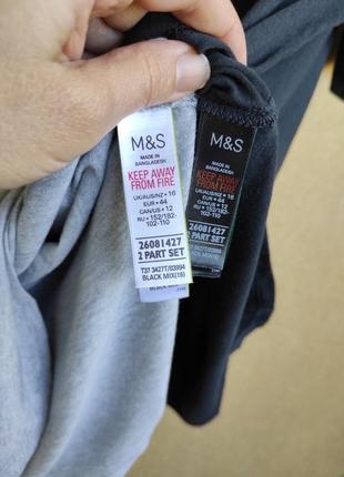 Базовая свободная футболка оверсайз m&s9 фото