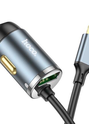 Адаптер hoco type-c to lightning charger nz7 |1usb, 20w/3a, pd/qc| gray 3