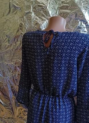 🧸 розпродаж! легка сукня синя сарафан 🧸5 фото