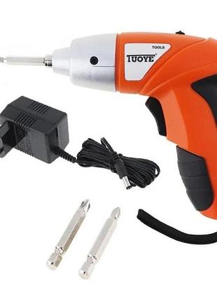 Електровикрутка tuoye cordless screw з 2я бітами