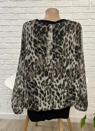 Блузка блуза нарядная длинный рукав р 52-54 бренд "etam"2 фото