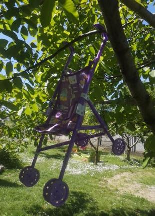 Дитячий іграшковий візочок візок дитяча коляска для кукли ляльки3 фото
