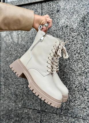 Ботинки женские демисезонные натуральные8 фото