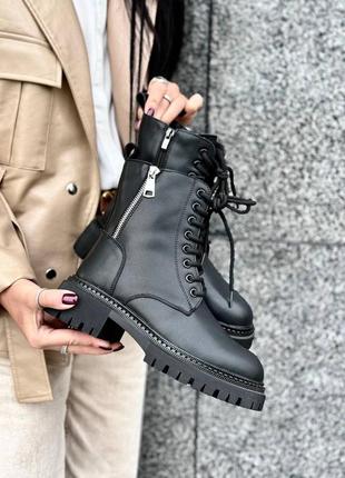 Ботинки женские демисезонные натуральные7 фото