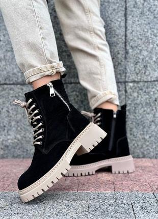 Ботинки женские демисезонные натуральные9 фото