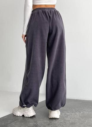 Жіночі широкі флісові штани, джогери, женские широкие флисовые штаны, джоггеры, брюки