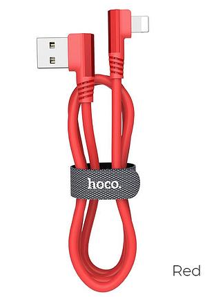 Кабель hoco lightning puissant silicone u83 120см 2.4a red