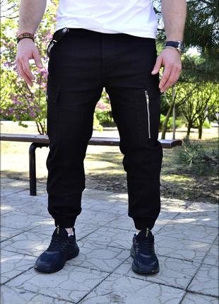 Джоггеры redman black stripes