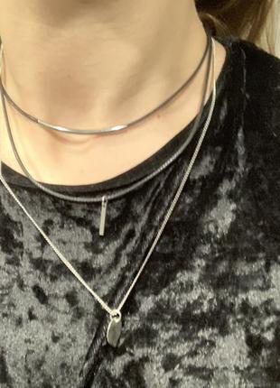 Украшение на шею, подвеска бижутерия цепочка