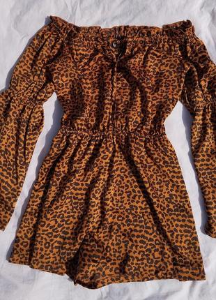 Ромпер c анималистическим принтом eur 38