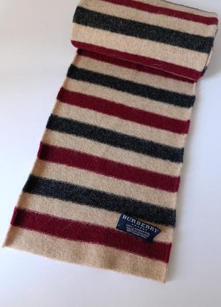 Оригинальный шерстяной шарф burberry
