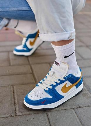 Женские кроссовки nike sb dunk kasina ind. blue скидка sale &lt;unk&gt; smb2 фото