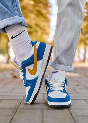 Жіночі кросівки nike sb dunk kasina ind. blue знижка sale | smb8 фото