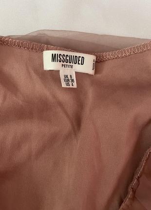 Сукня missguided рожево-персикова3 фото