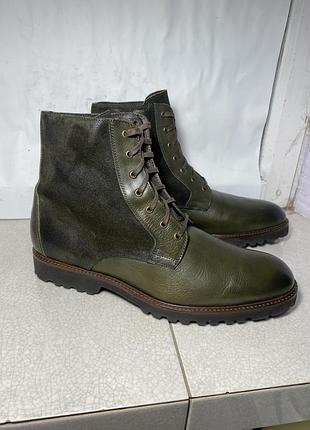 Montemario мужские кожаные ботинки р 43 италия