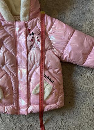 Куртка для девочки деми/зима, 98-104 см7 фото