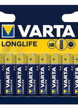Батарейки varta longlife alkaline аа 2900 мач 10шт