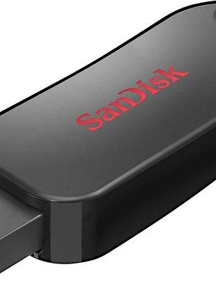 Usb флеш-накопичувач, флешка sandisk usb 2.0 cruzer snap 128gb black sdcz62-128g-g35
