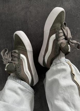 Vans knu platform khaki premium3 фото