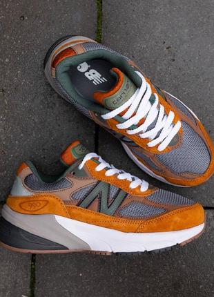 Стильні кросівки високої якості new balance 990v6 x carhartt wip sculpture center