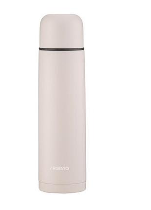 Термос ardesto bright city ar2610bg 1000ml нержавіюча сталь 315x85 мм бежевий