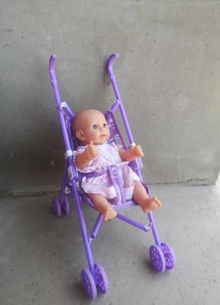 Дитячий іграшковий візочок візок дитяча коляска для кукли ляльки